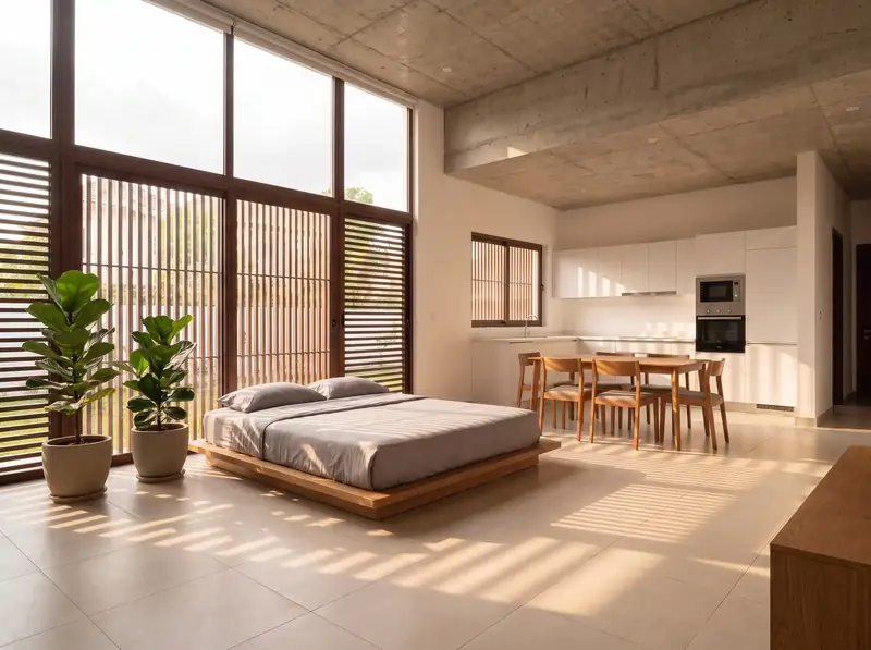 Studio loft apartment