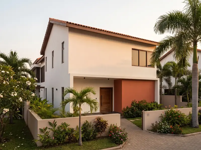 Townhouse with garden
