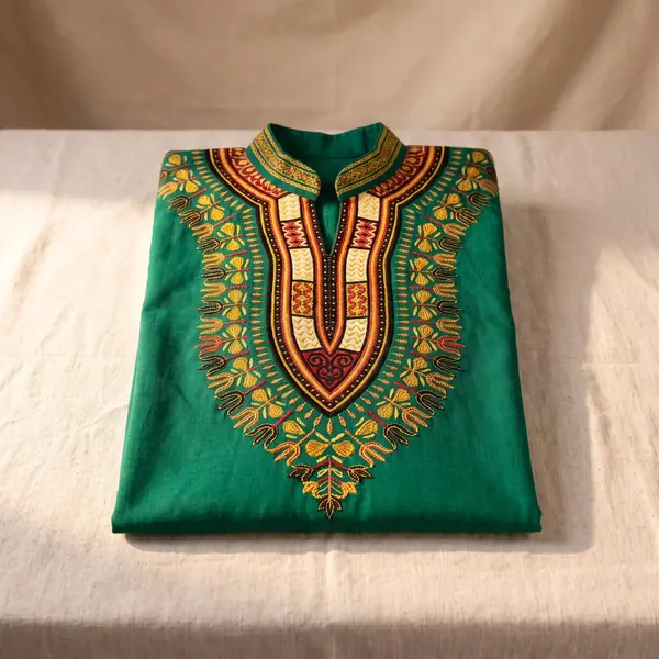 Emerald Dashiki Shirt