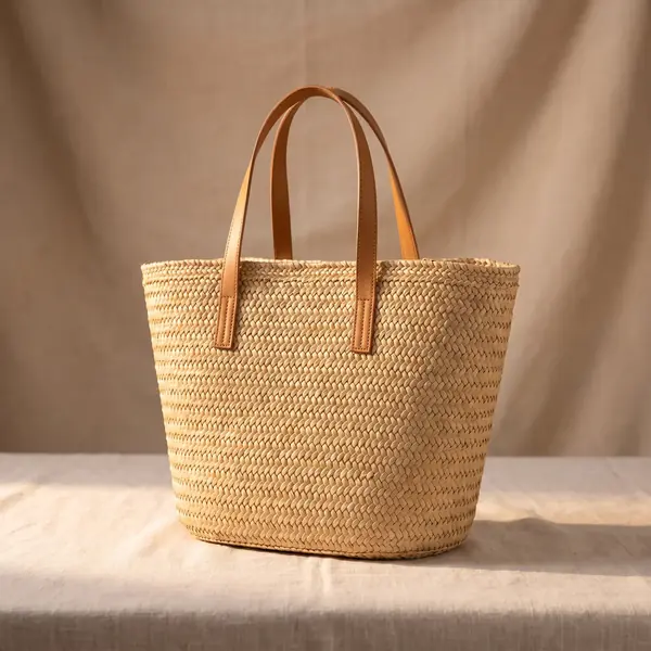Woven Raffia Tote
